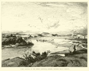 Acqua Acetosa a római Campagna-ban, a Soracte-hegy felé néz alkotó: English School