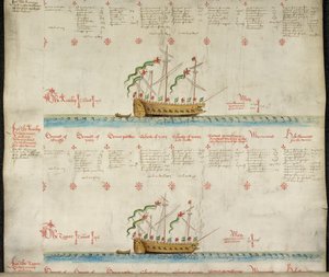 Adja hozzá az MS 22047 The Anthony Roll című gályarakot, The Antilop and The Tegart alkotó: English School