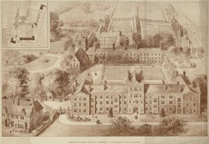 Kiegészítések a cambridge-i Jesus College-hoz (metszet) alkotó: English School