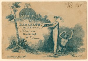 Belépőjegy a Ranelagh Gardensbe, Millbank, London alkotó: English School