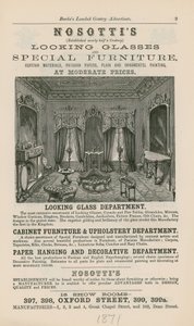 Nosottis szemüvegek és különleges bútorok hirdetése alkotó: English School