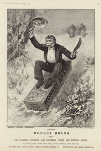 Brookes Monkey Brand szappan reklámja