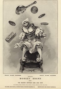 Brookes Monkey Brand szappan reklámja