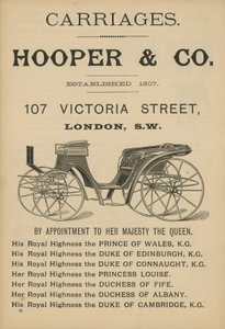 Hooper & Co kocsik reklámja alkotó: English School
