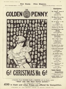 A Golden Penny Christmas Number reklámja alkotó: English School
