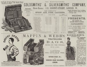 Reklámok (metszet) alkotó: English School