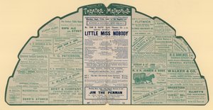Reklámszórólap a Theatre Metropole számára, Peckham, London alkotó: English School