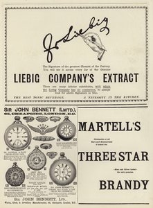 A The Graphic Christmas Number 1897-ből terjedő reklámok alkotó: English School