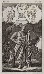 Aesculapius (metszet) alkotó: English School
