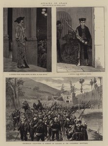 Ügyek Spanyolországban (metszet) alkotó: English School