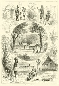 Afrika, Kaffraria (metszet) alkotó: English School