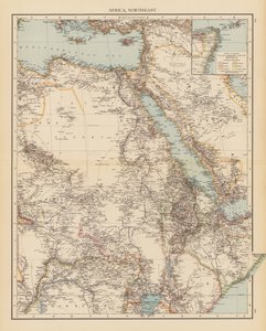 Afrika, északkelet (színes litográfia) alkotó: English School