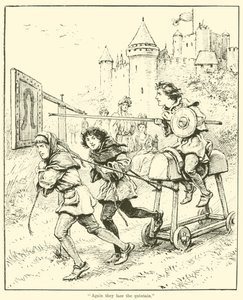 "Ismét a kvintainnal állnak szemben" (metszet) alkotó: English School