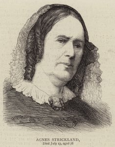 Agnes Strickland (metszet) alkotó: English School