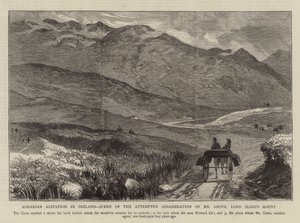 Mezőgazdasági agitáció Írországban, Smith úr, Lord Sligo ügynöke elleni merénylet helyszíne alkotó: English School