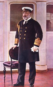 Albert Edward walesi herceg, a flotta tiszteletbeli admirálisa, 1898 alkotó: English School