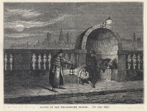 Nische auf der Westminster Bridge