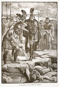 Sándor és Darius teste alkotó: English School