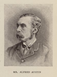 Alfred Austin, angol költő (metszet) alkotó: English School