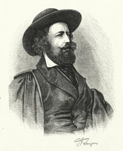 Alfred Lord Tennyson (metszet) alkotó: English School