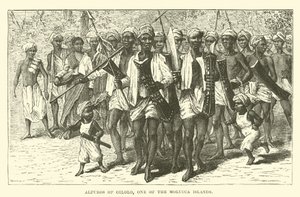 Alfuros of Gilolo, az egyik Molucca-szigetek alkotó: English School