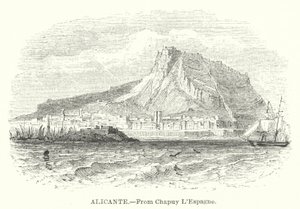 Alicante (metszet) alkotó: English School