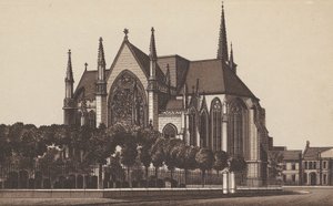 Mindenszentek temploma, Leamington (litográfia) alkotó: English School