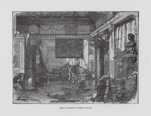 Alma Tadema egykori műterme (litográfia) alkotó: English School