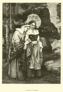 elzászi zarándokok alkotó: English School