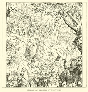 Íjászok leséből Poictiers alkotó: English School