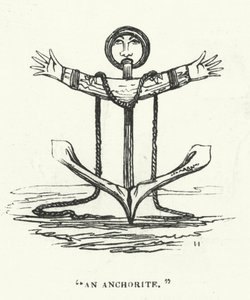 Egy anchorita (metszet) alkotó: English School