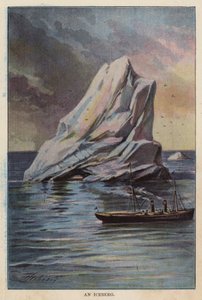 Jéghegy (színes litográfia) alkotó: English School