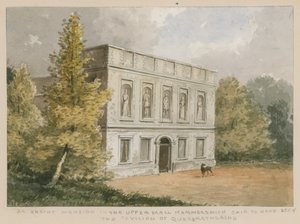 Egy ősi kastély a felső bevásárlóközpontban, Hammersmithben, állítólag Katalin királynő pavilonja volt (papíron wc) alkotó: English School