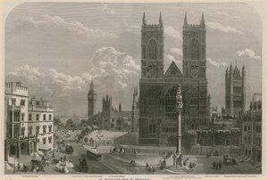 Egy építészeti csoport Westminsterben alkotó: English School
