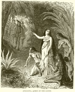 Anacaona, a karibok királynője alkotó: English School