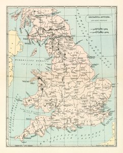 Ősi Britannia (színes litográfia) alkotó: English School