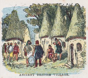 Ősi brit falu alkotó: English School