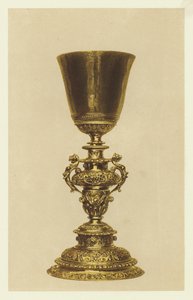 Ősi aranyozott kehely (chromolitho) alkotó: English School