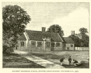 Ősi Gimnázium, Boston, Lincolnshire, 1567-ben alapították alkotó: English School