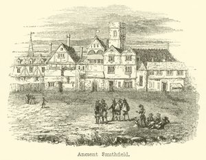 Ősi Smithfield (metszet) alkotó: English School