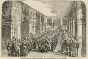 Bridewell és Bethlehem Kórház kormányzóinak éves vacsorája alkotó: English School