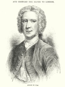 Anson 1744-ben (metszet) alkotó: English School