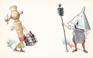 Anthropomorphe Küchenutensilien von English School