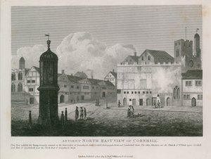 Ősi északkeleti kilátás Cornhillre alkotó: English School