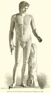 Antinous a Belvedere-ből, az Esquilinen találták alkotó: English School
