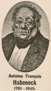 Antoine Francois Habeneck (metszet) alkotó: English School