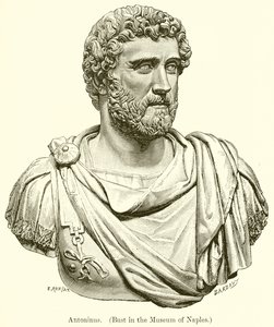 Antoninus. (mellszobor a nápolyi múzeumban)