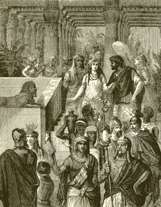 Antonius és Kleopátra Egyiptomban alkotó: English School