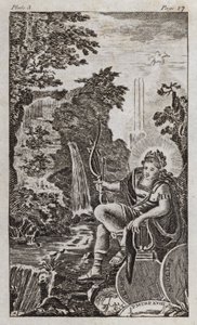 Apolló (metszet) alkotó: English School