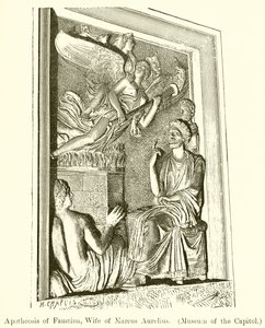 Faustina apoteózisa, Marcus Aurelius felesége. (Capitoliumi Múzeum) alkotó: English School
